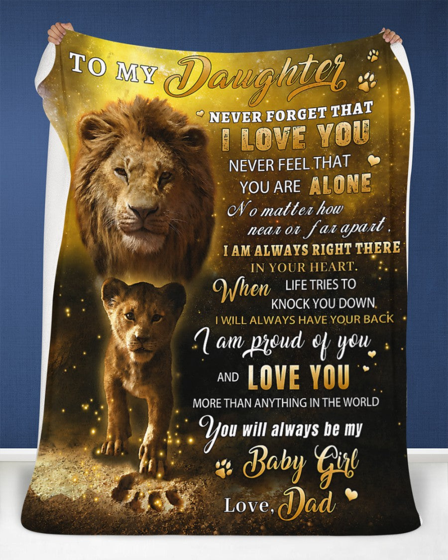 Special Gift For Your Daughter From Dad - Blanket - (SKU2608-241)