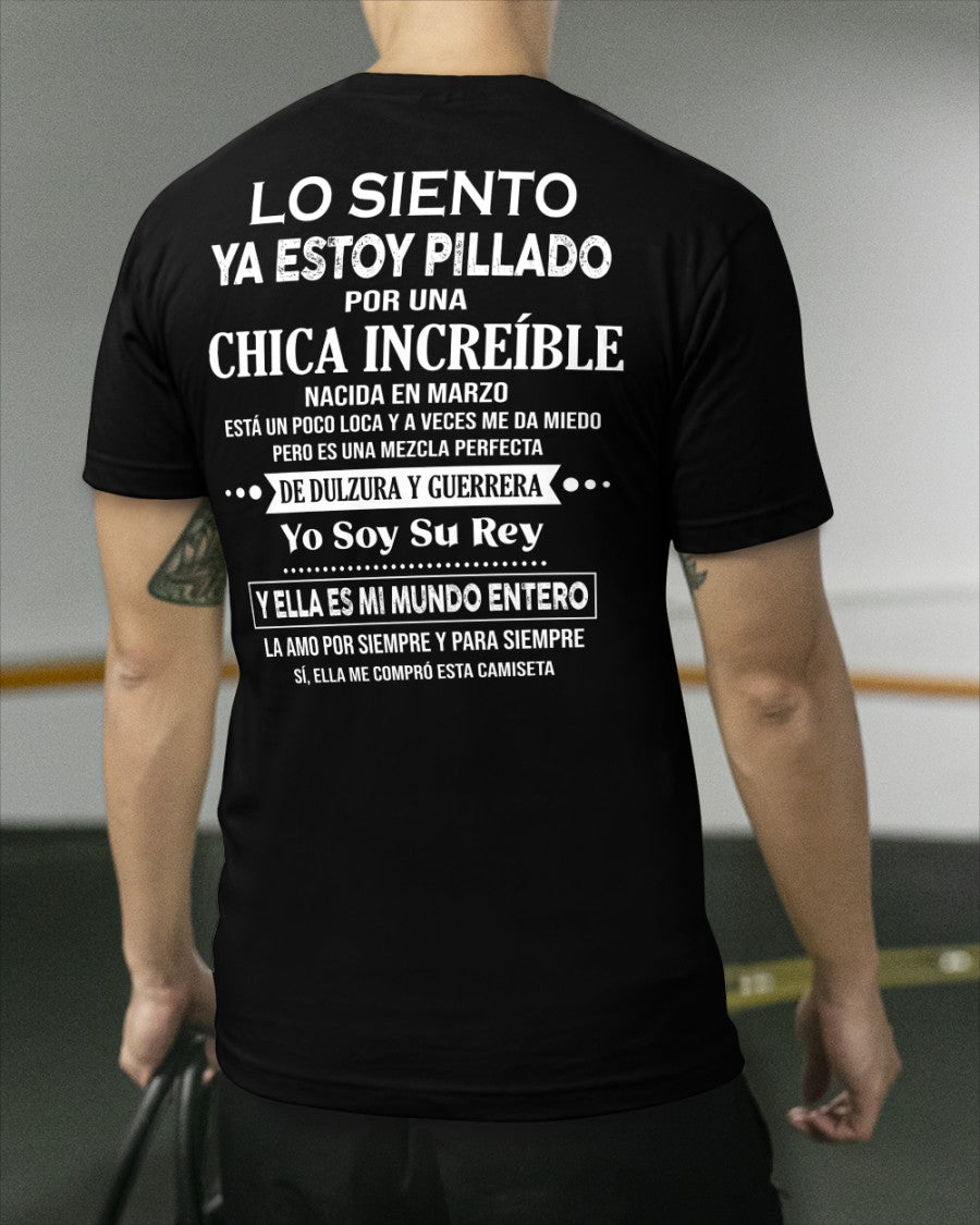 Marzo Chica Increíble - Regalo especial para tu novio - T03 (SKU04-112)