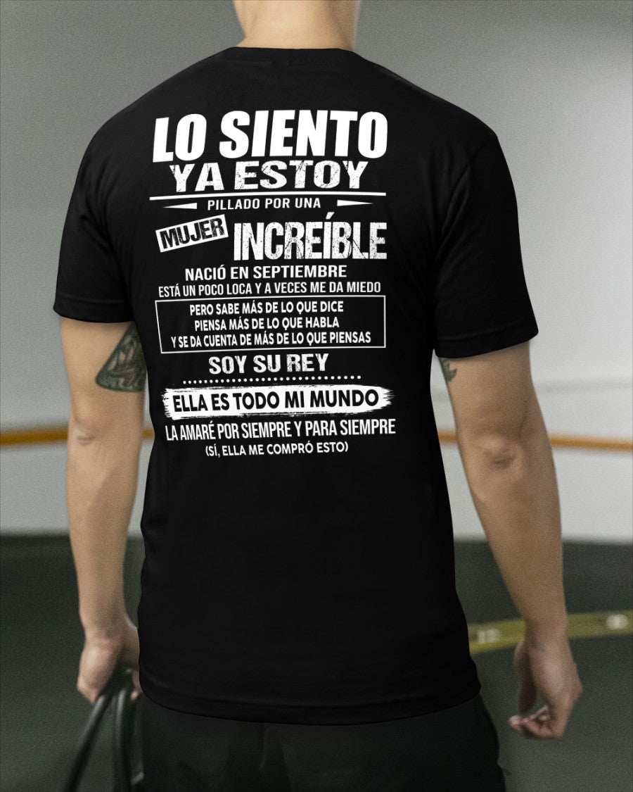 Septiembre - Chica genial nació en septiembre - Regalo especial para novio, esposo - T09 (SKU09-05-09)