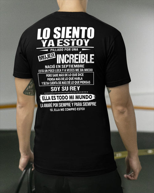 Septiembre - Chica genial nació en septiembre - Regalo especial para novio, esposo - T09 (SKU09-05-09)