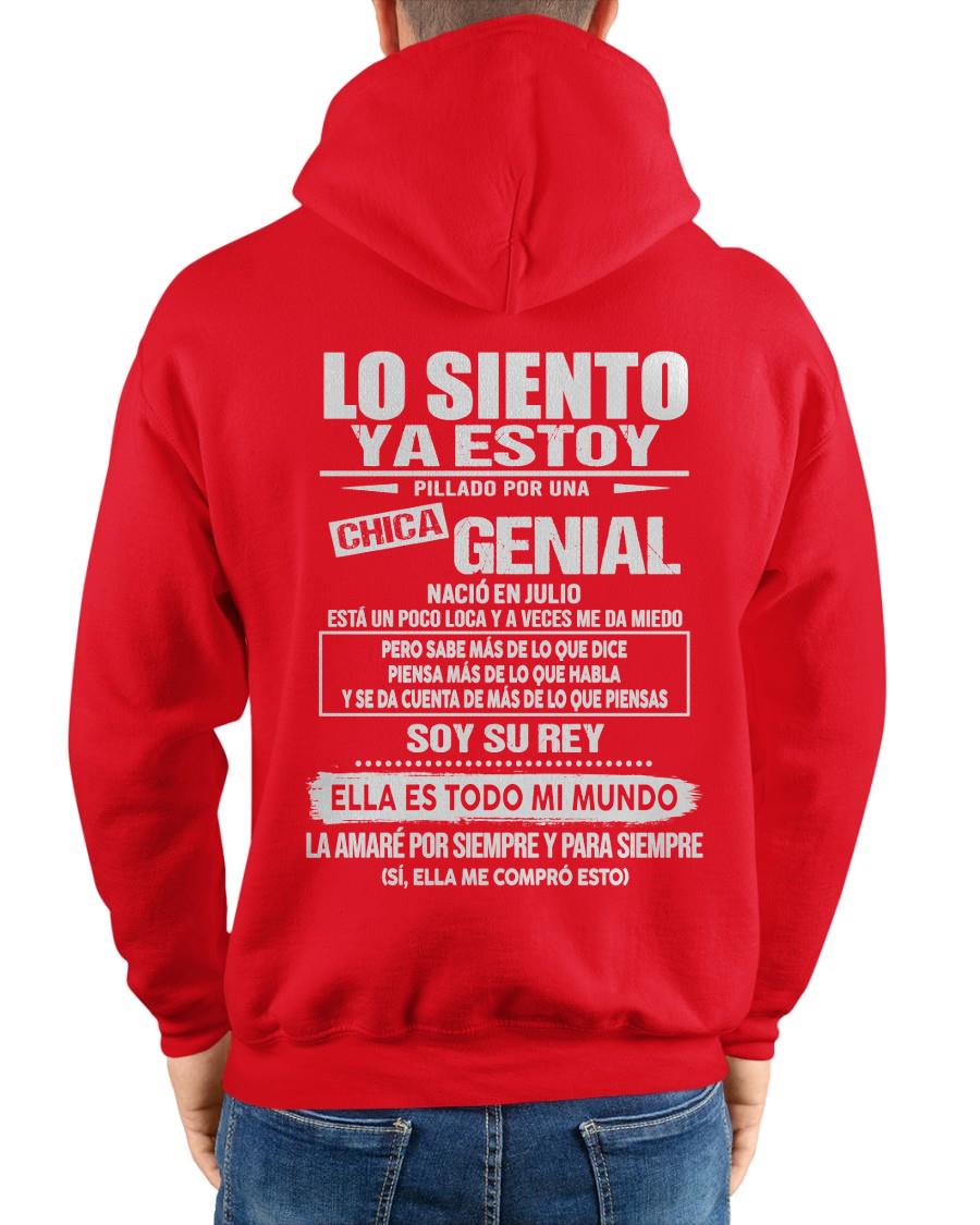 Julio - Chica genial nació en julio - Regalo especial para novio - Black - T07 (SKU05-80-07)
