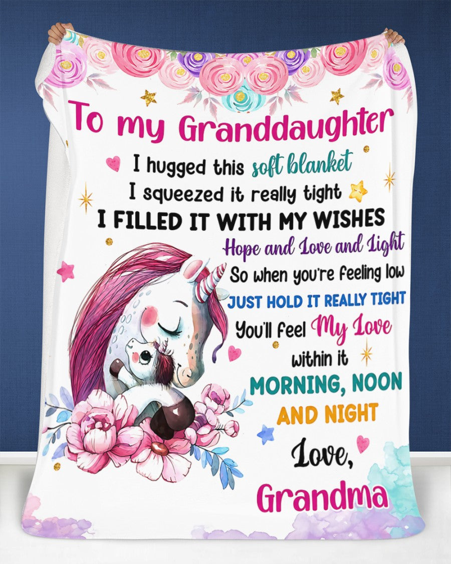 Special Gift For Your Granddaughter From Grandma- Blanket - (SKU2608-61)