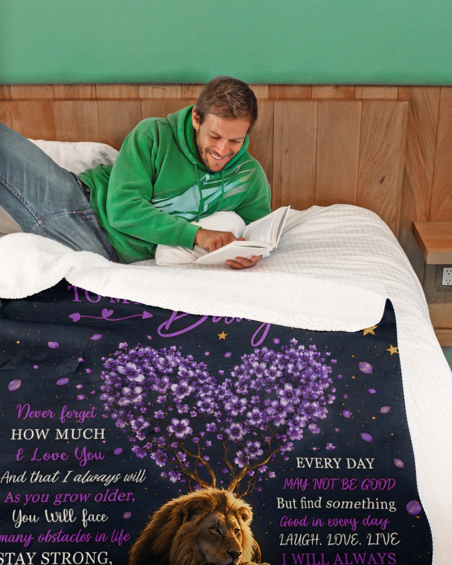 Special Gift For Your Daughter From Mom- Blanket - (SKU2607-22)