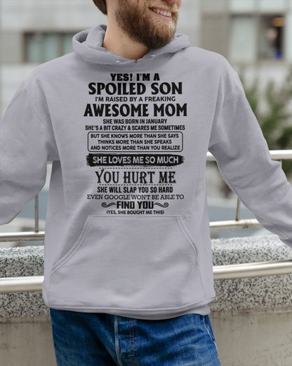 January - Awesome Mom - Perfect Gift For Your Son From Mom - ntnt01 (SKU-SPW-01)