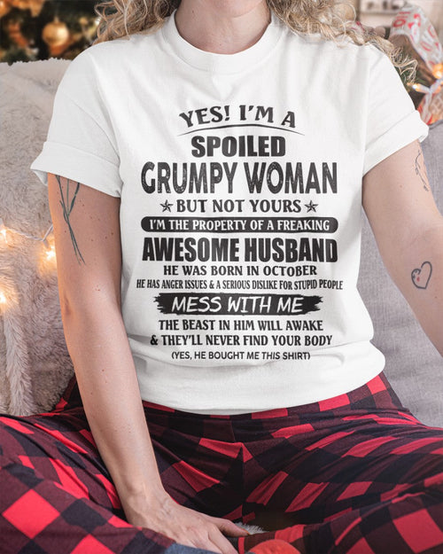 Perfect gift for wife from awesome husband october – ntnt10 (SKU10-21-10)