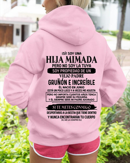 Junio - Padre increíble nacido en junio - Regalo perfecto para tu hija - T06 (SKU05-91-06)