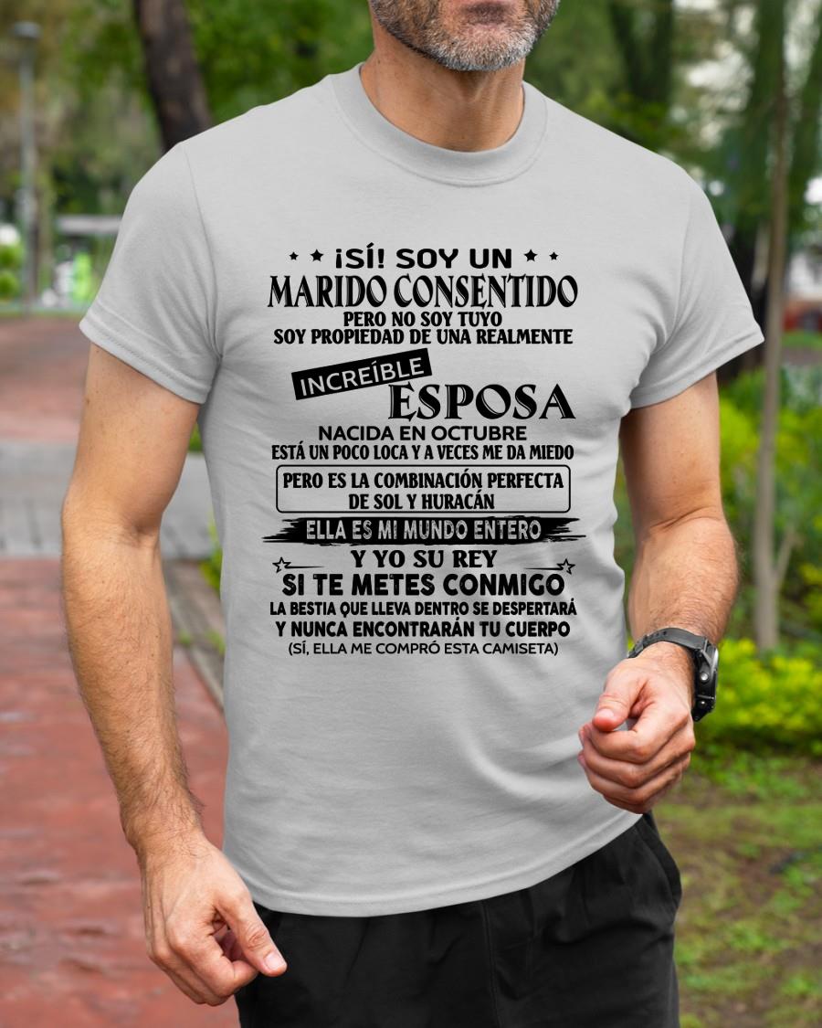 Octubre - Esposa increíble - Regalo especial para Marido - T10 (Sku.tbnA4)