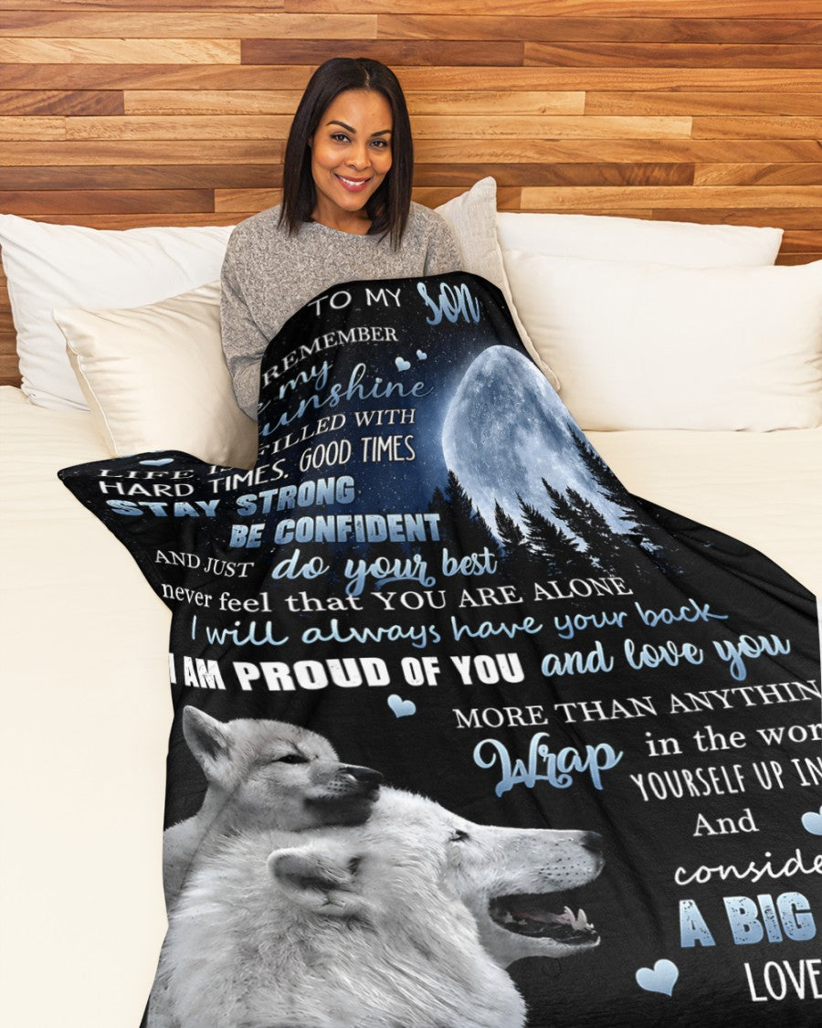 Special Gift For Your Son From Mom - Blanket - (SKU2608-576)