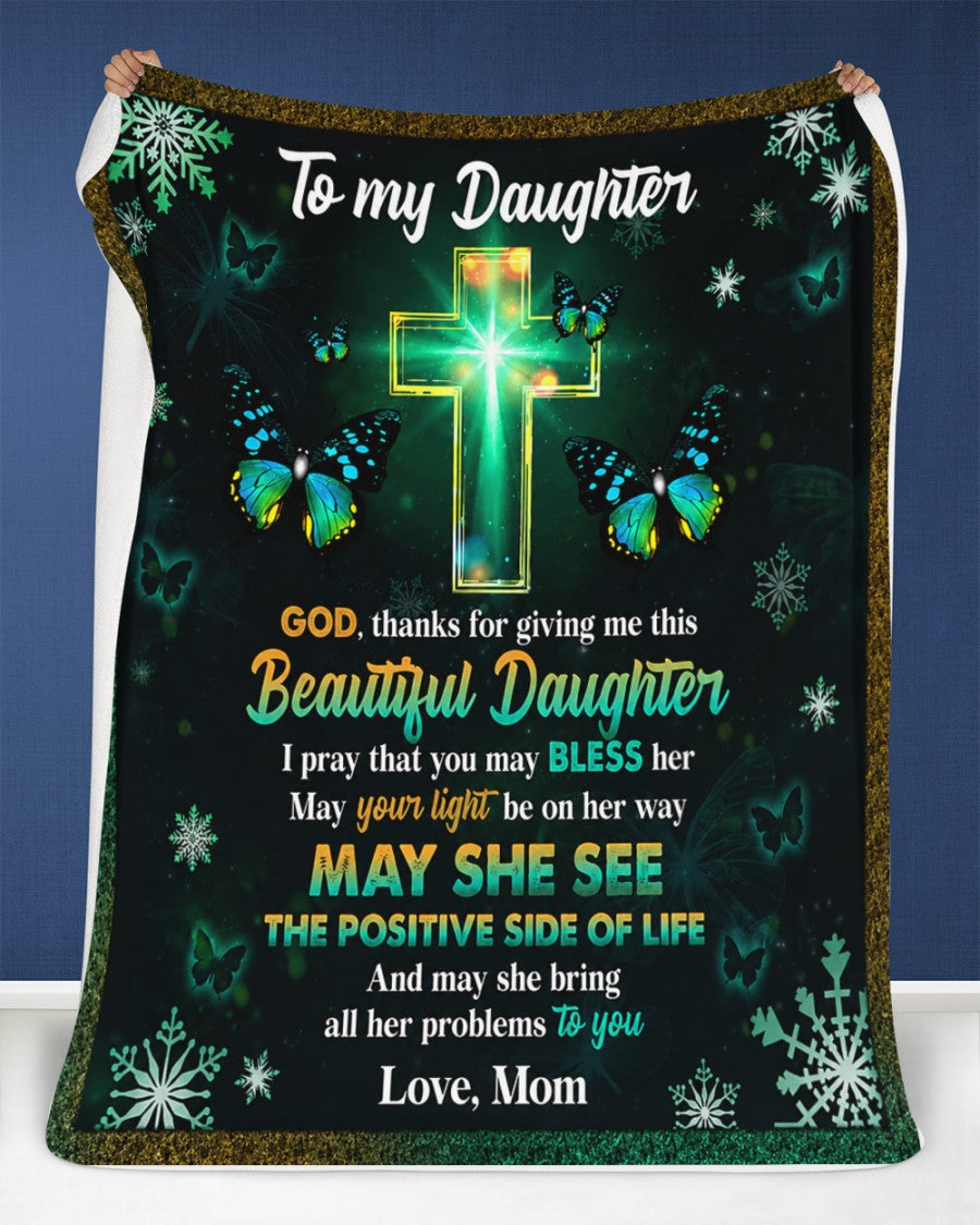 Special Gift For Your Daughter Blanket - From Mom (SKU2608-320)