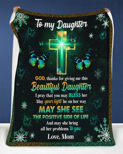 Special Gift For Your Daughter Blanket - From Mom (SKU2608-320)