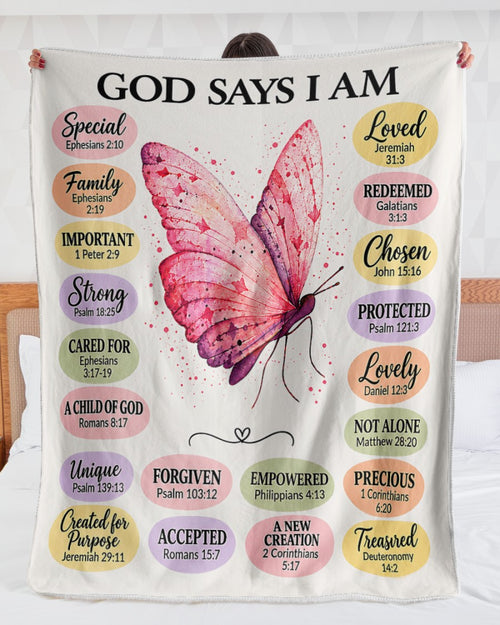 God Say I Am - Blanket (SKU2608-319)