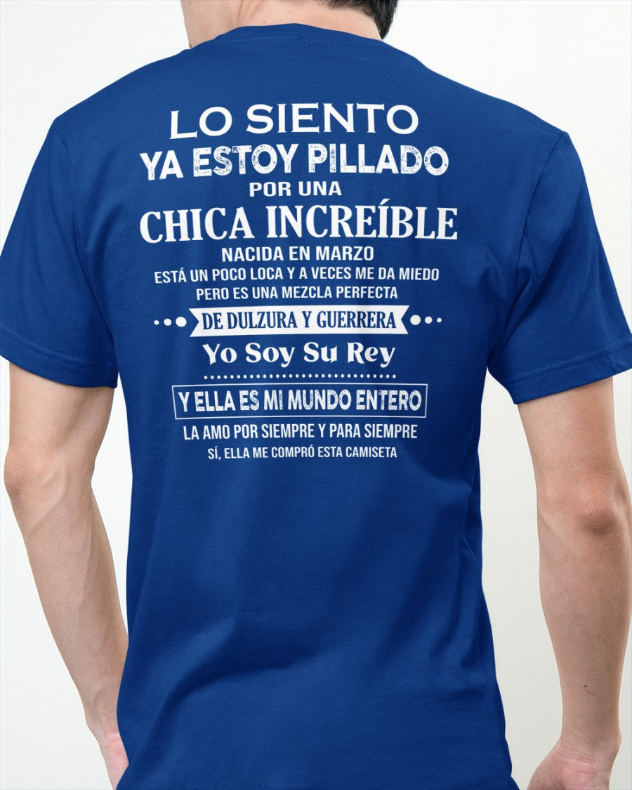 Marzo Chica Increíble - Regalo especial para tu novio - T03 (SKU04-112)