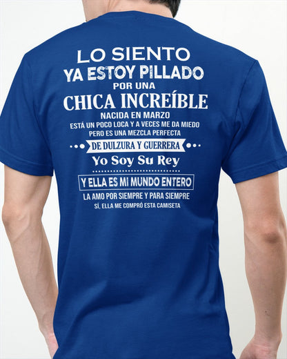 Marzo Chica Increíble - Regalo especial para tu novio - T03 (SKU04-112)