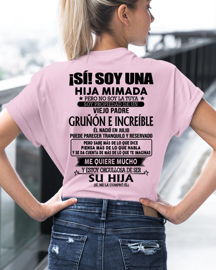 Julio Padre Increíble - Regalo especial para hija - TBN - T07 (SKU04-109-07)