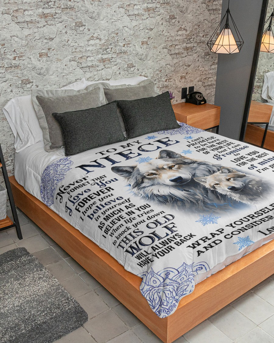 Special Gift For Your Niece From Aunt - Blanket - (SKU2607-55)