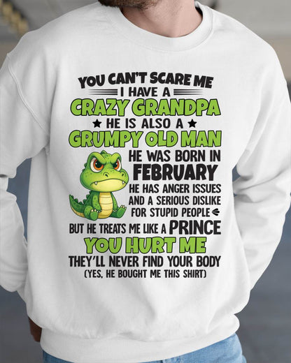 YOU CAN’T SCARE ME - GIFT FOR GRANDSON AND GRANDDAUGHTER FROM GRANDPA - ntnt02 (SKU09-121-02)