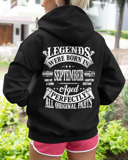 Legends Were Born In September - T Shirt For Woman - ntnt09 (SKU08-37-09)