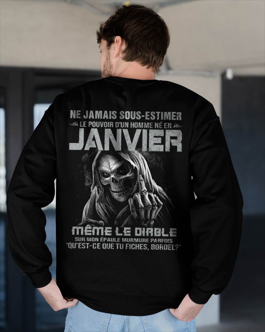 LE POUVOIR D’UN HOMME NÉ EN – T-SHIRT POUR HOMME – ntnt01 (SKU08-61-01)