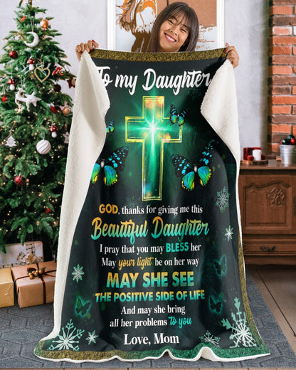 Special Gift For Your Daughter Blanket - From Mom (SKU2608-320)