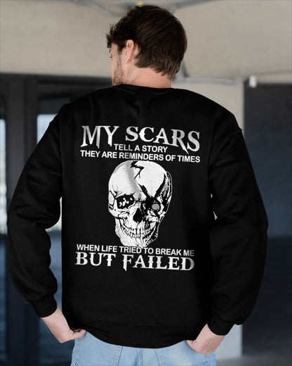 My Scars Tell A Story – T-Shirt For Man – ntnt00 (SKU10-27-00)