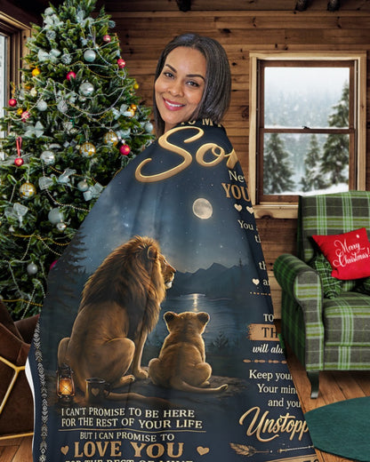 Special Gift For Your Son From Mom - Blanket - (SKU2607-21)