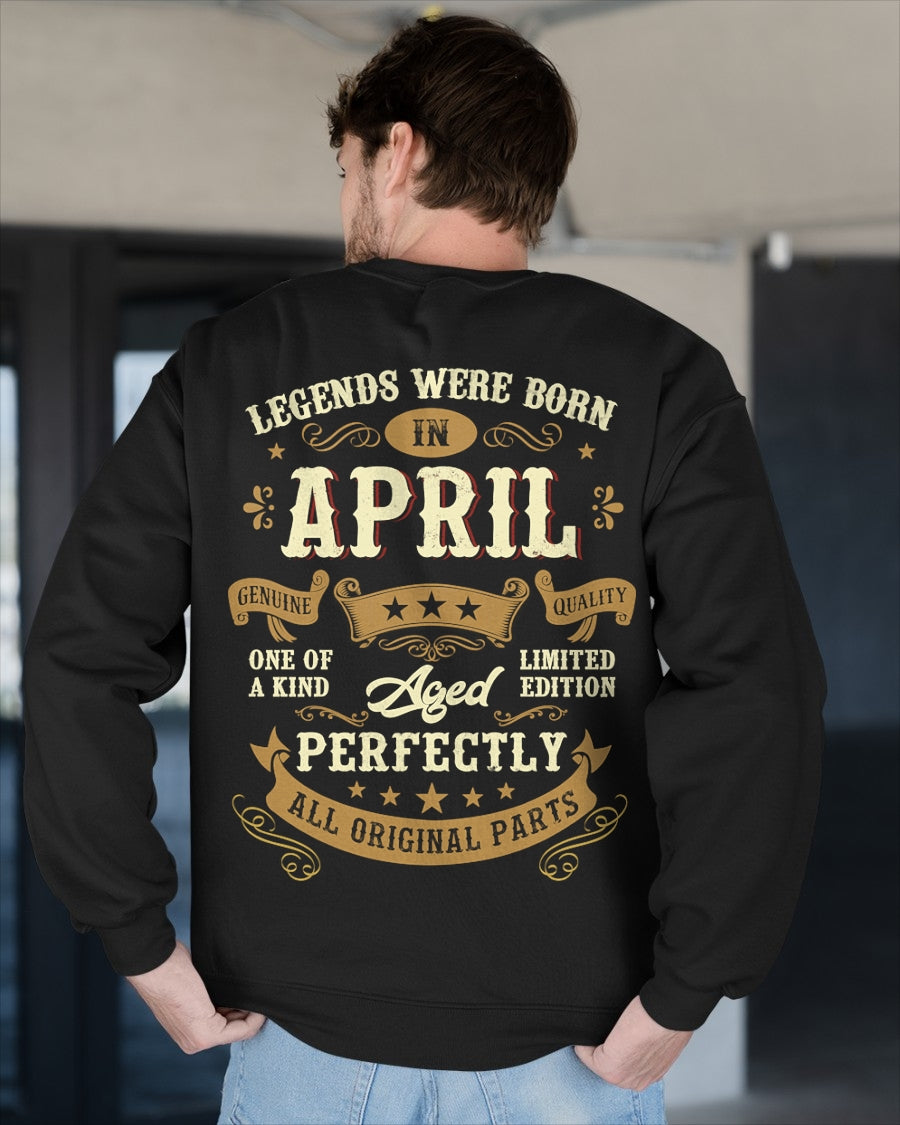 LEGENDS WERE BORN IN APRIL - FROM BOY - NTNT04 - (SKU2604-126-04)