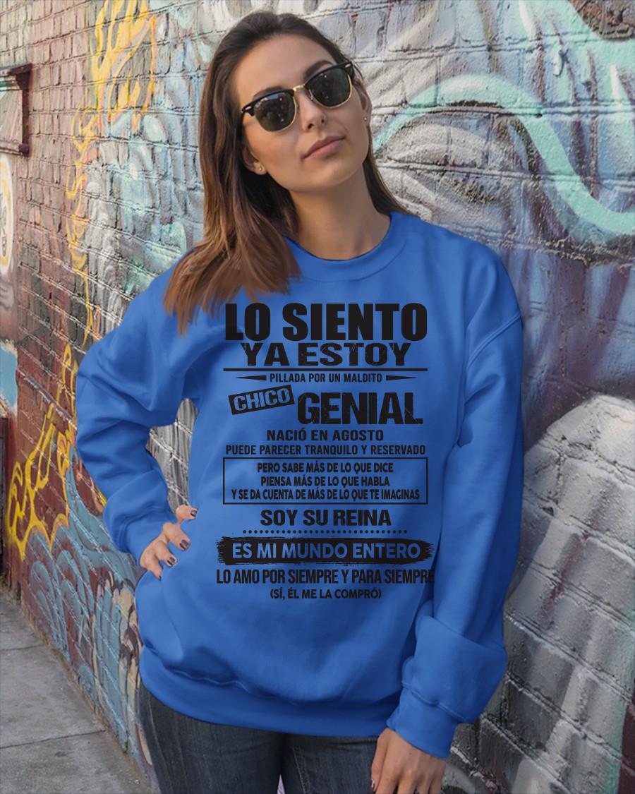 Agosto - Chico genial Nació en agosto - Regalo especial para novia - T08 (SKU04-18)