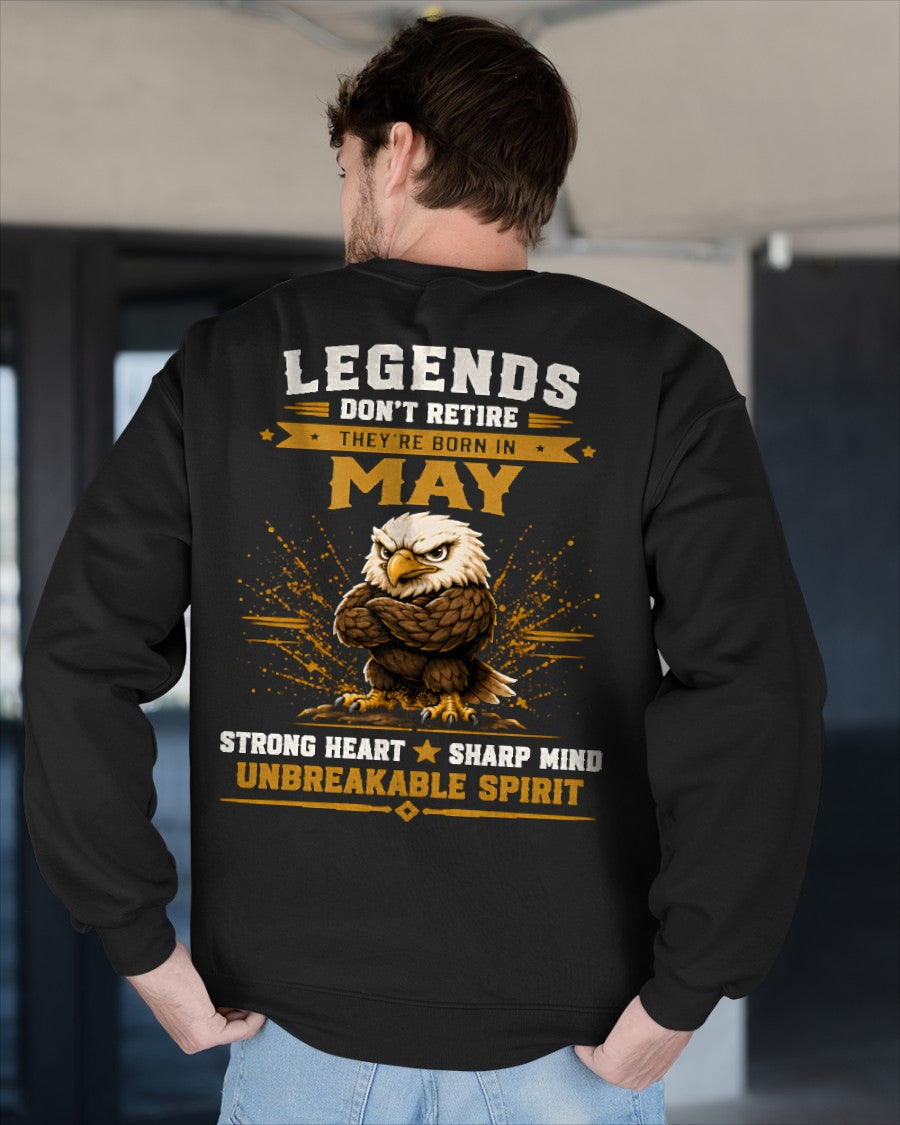 May Legends Don't Retire Bald Eagle Shirt - From Boy - NTNT05 - ( SKU2608-382-05 )