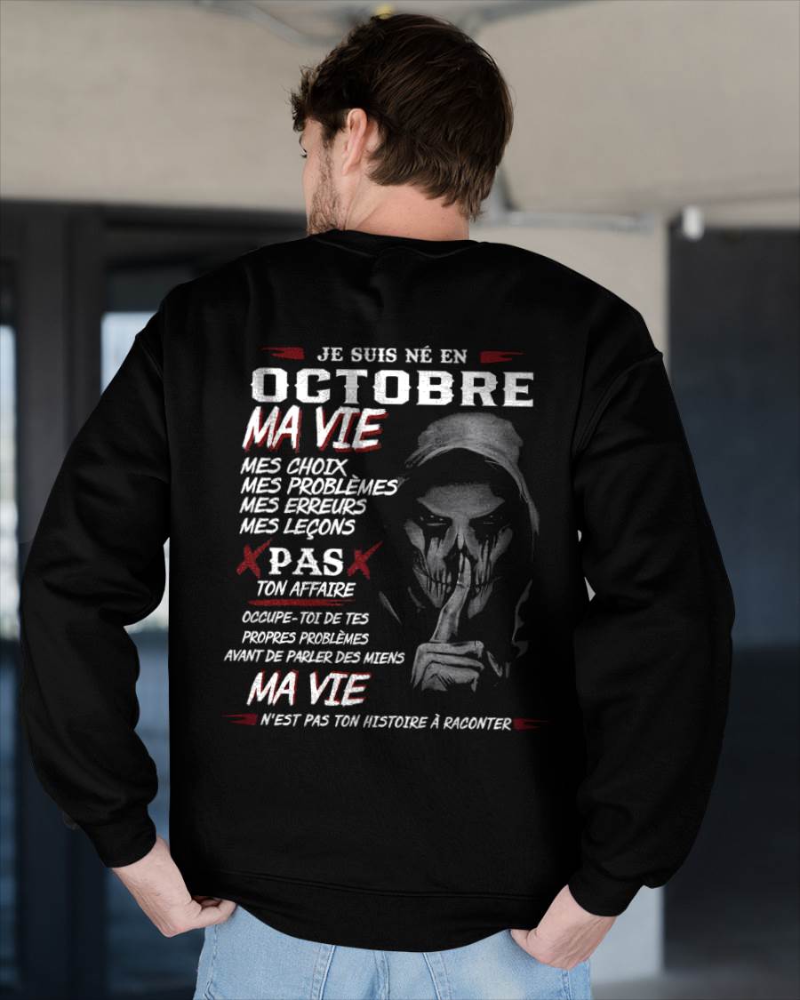 MA VIE – T-shirt pour homme – ntnt10 (SKU12-269-10)