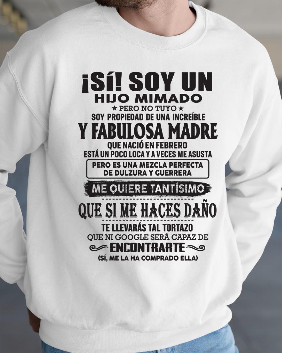 Madre increíble nació en febrero – Regalo especial para hijo – T02 (SKU06-12)