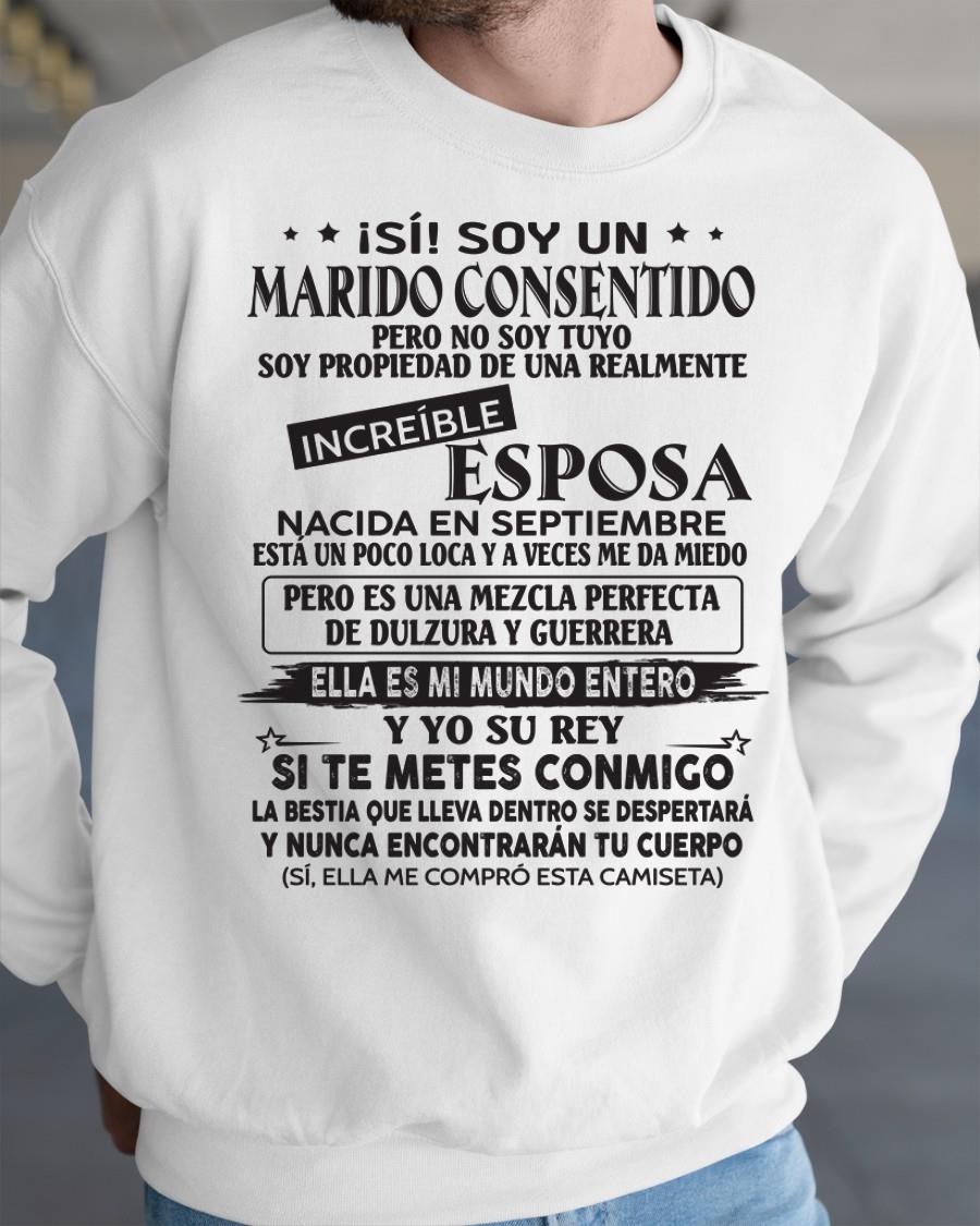 Septiembre - Esposa increíble nació en septiembre - Regalo especial para Marido - T09 (SKU05-105-09)