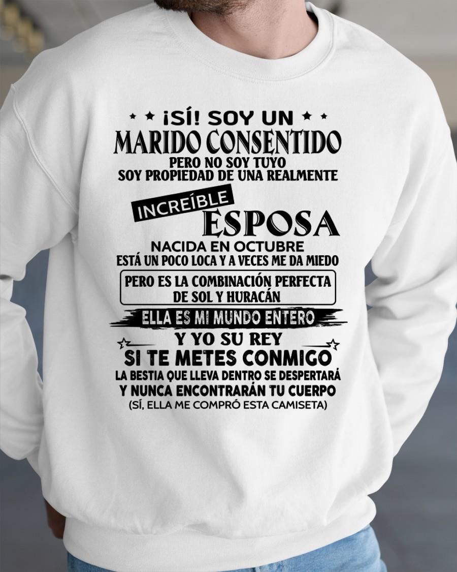 Octubre - Esposa increíble - Regalo especial para Marido - T10 (Sku.tbnA4)