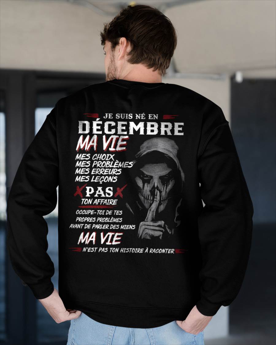 MA VIE – T-shirt pour homme – ntnt12 (SKU12-269-12)