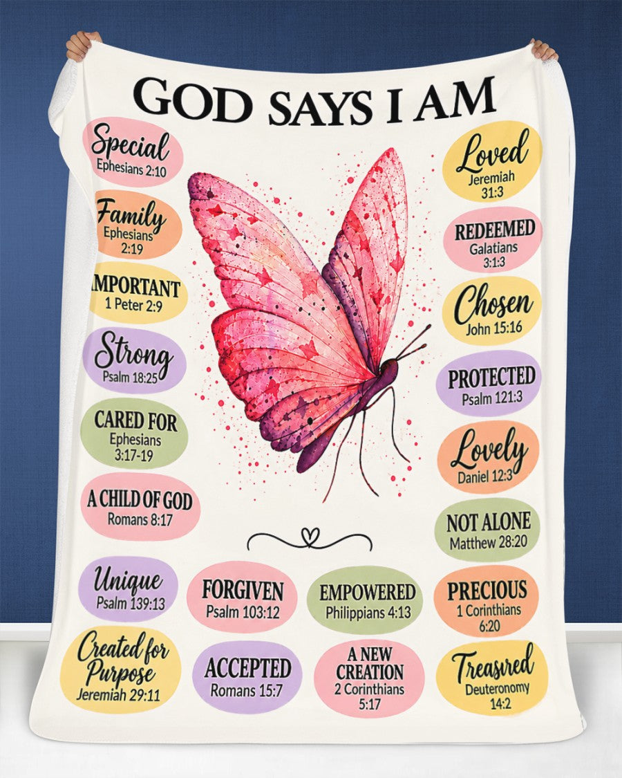 God Say I Am - Blanket (SKU2608-319)