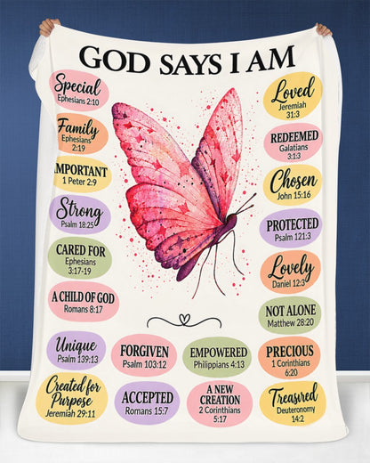 God Say I Am - Blanket (SKU2608-319)