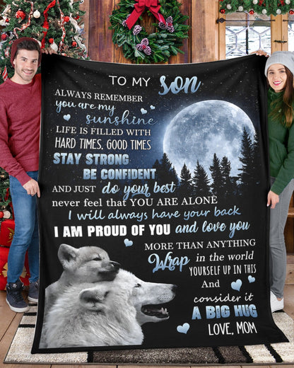 Special Gift For Your Son From Mom - Blanket - (SKU2608-576)