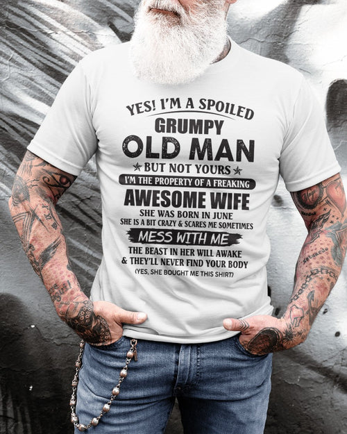 Awesome wife June - Perfect gift for your husband - ntnt06 (SKU96-68-06)