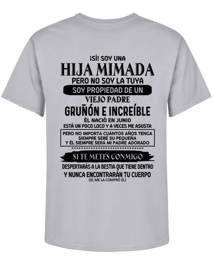 Junio - Padre increíble nacido en junio - Regalo perfecto para tu hija - T06 (SKU05-91-06)