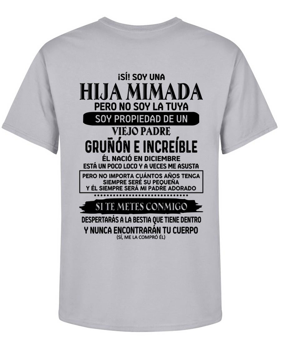 Diciembre - Padre increíble nacido en diciembre - Regalo perfecto para tu hija - T12 (SKU05-91-12)