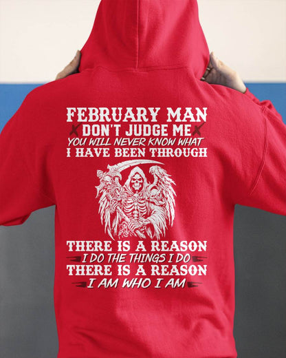 February Man Don't Judge Me – T-Shirt For Man – ntnt02 (SKU10-49-02)