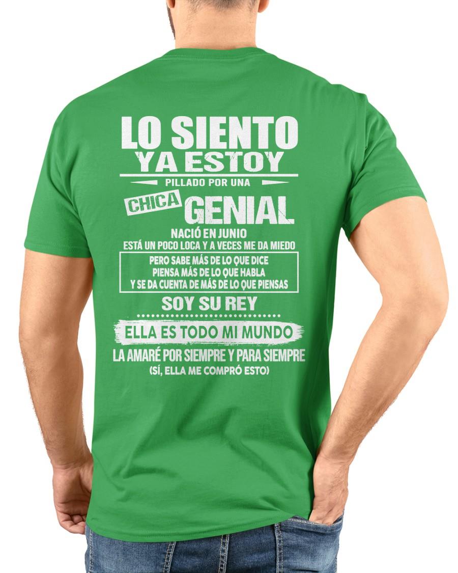 Junio - Chica genial nació en junio - Regalo especial para novio - Black - T06 (SKU05-80-06)