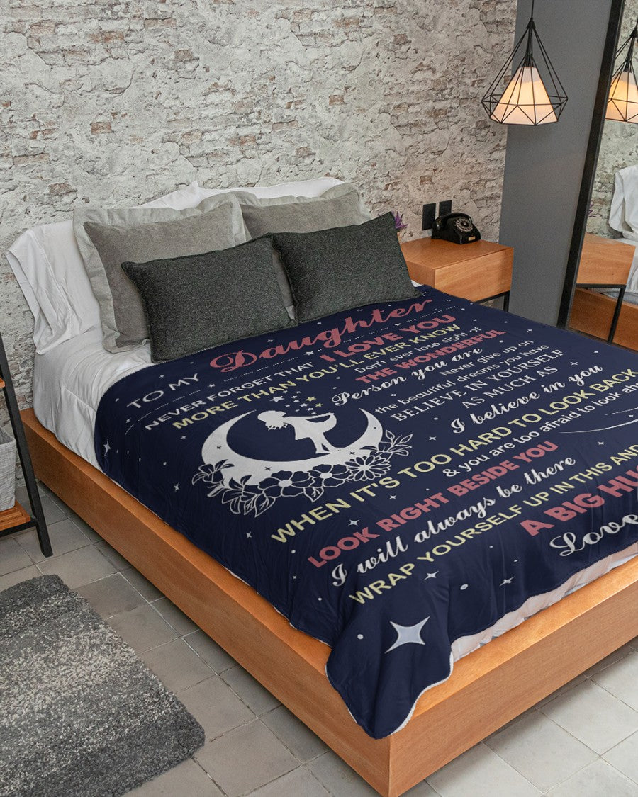 Special Gift For Your Daughter From Mom- Blanket - (SKU2607-27)
