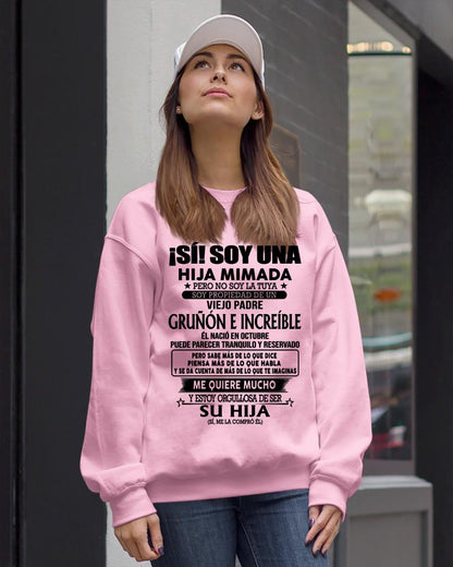 (Octubre) Padre Increíble - Regalo especial para hija - T10 (Sku.TbnA16)