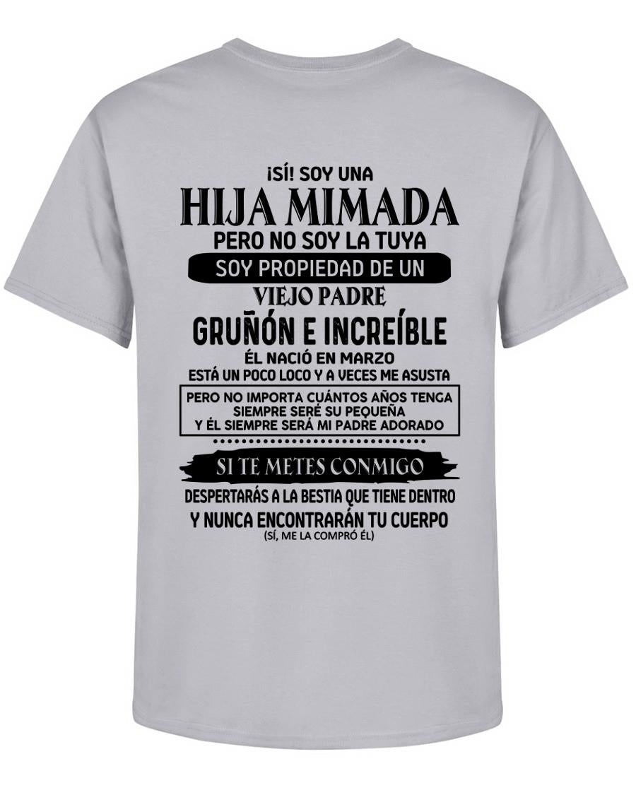 Marzo - Padre increíble nacido en marzo - Regalo perfecto para tu hija - T03 (SKU05-91-03)