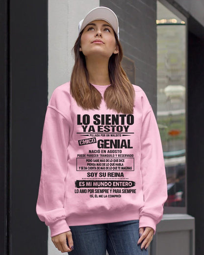 Agosto - Chico genial Nació en agosto - Regalo especial para novia - T08 (SKU04-18)