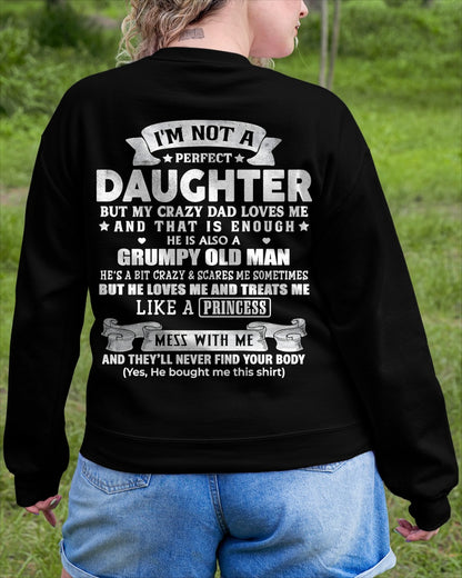 I'M NOT A PERFECT DAUGHTER BUT I'M BLESSED WITH AN AWESOME DAD - FROM DAD - NTNT00 - (SKU2603-113-00)