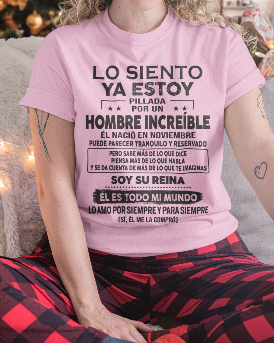 Noviembre Hombre Increíble - Regalo especial para tu novia, esposa - T11 (SKU09-06-11)