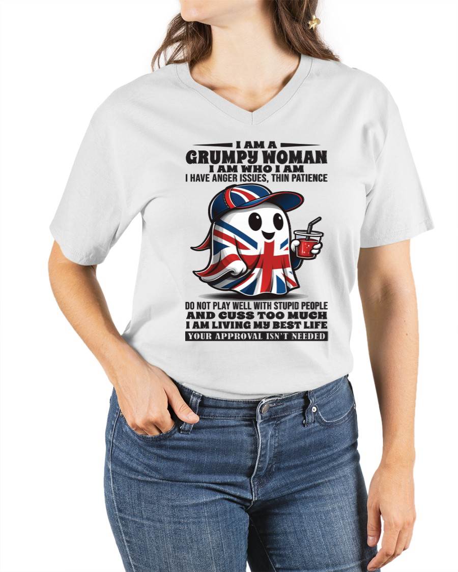 I Am A Grumpy Woman - T Shirt For Woman - ntnt (SKU09-82)