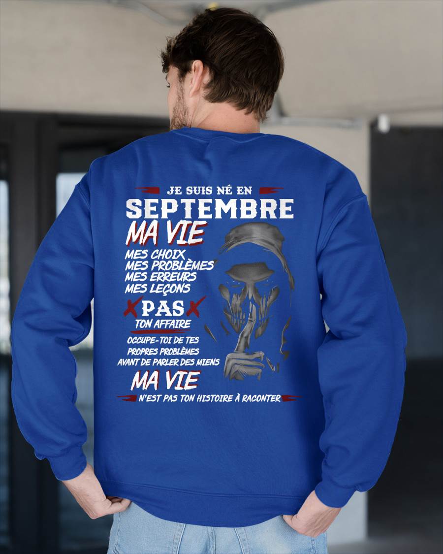 MA VIE – T-shirt pour homme – ntnt09 (SKU12-269-09)