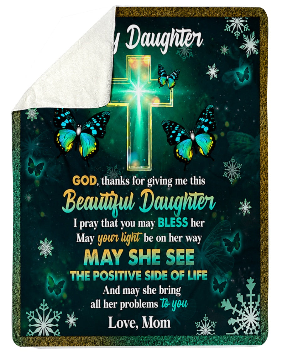 Special Gift For Your Daughter Blanket - From Mom (SKU2608-320)